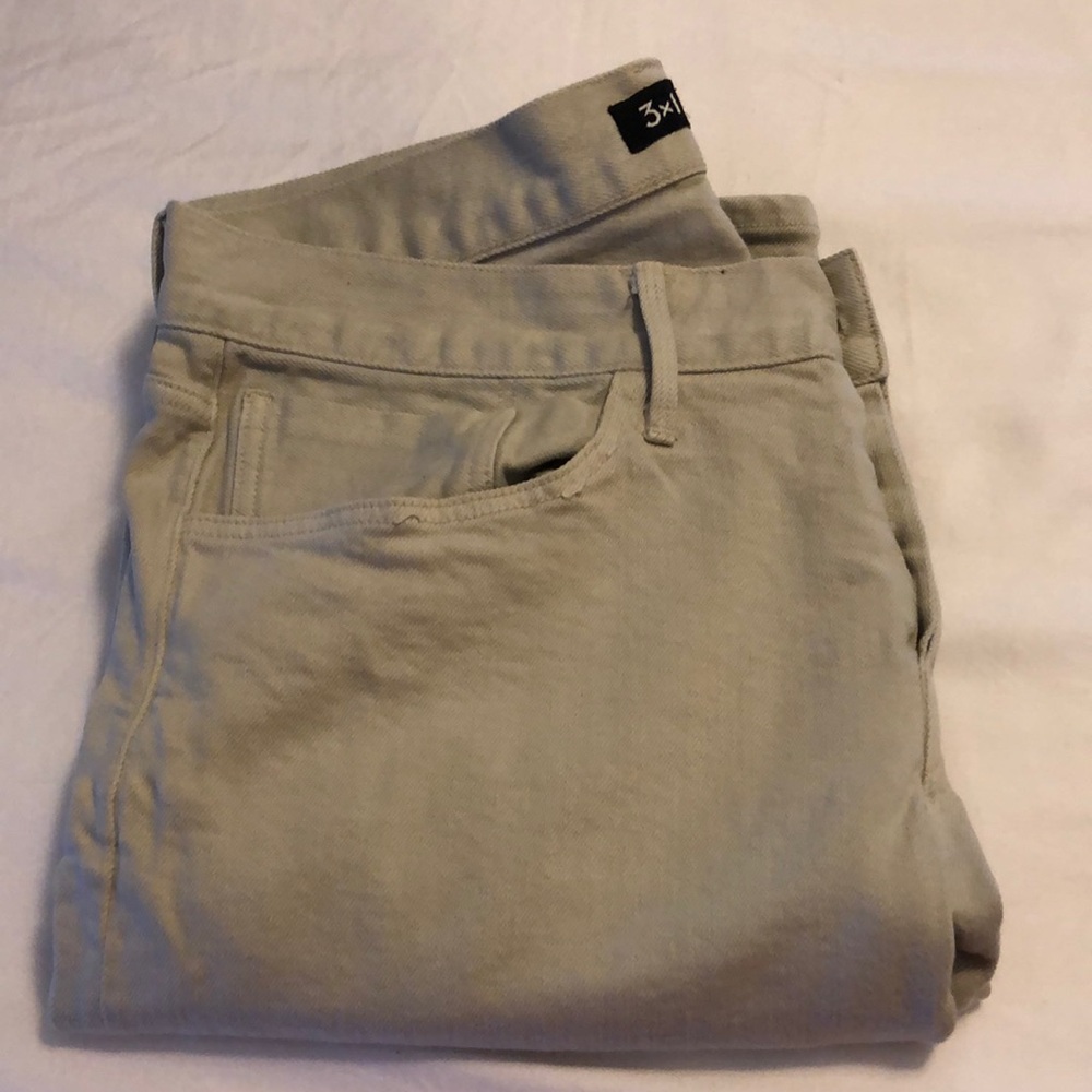 3x1 Sand Colored Jeans